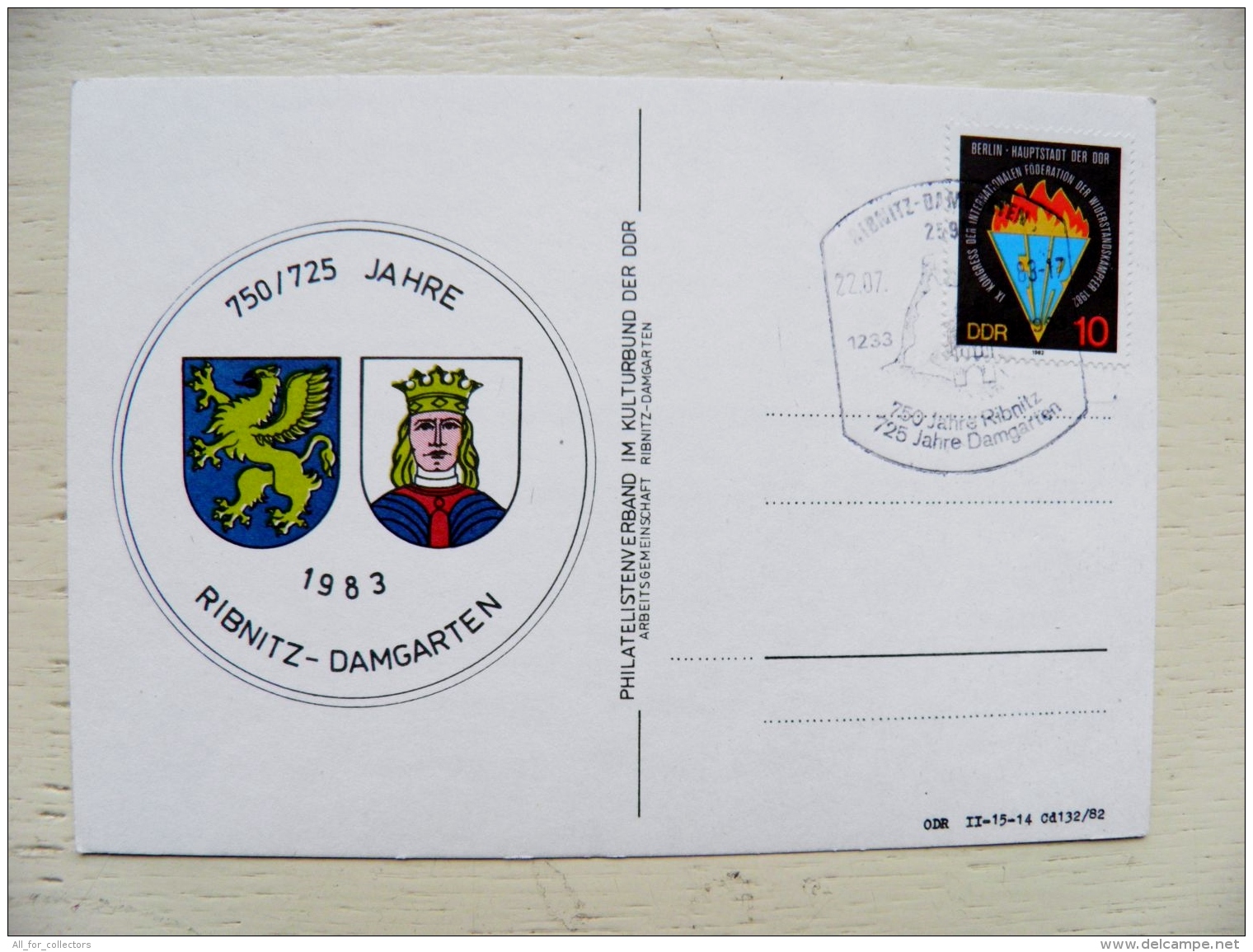 Post  Card From Germany Ddr - Briefe U. Dokumente
