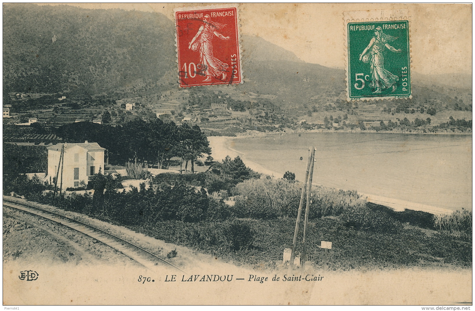 LE LAVANDOU - Plage De Saint Clair - Le Lavandou