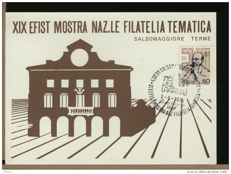 ITALIA - SALSOMAGGIORE TERME - PALAZZO DEL COMUNE MUNICIPIO - 1971-80: Poststempel