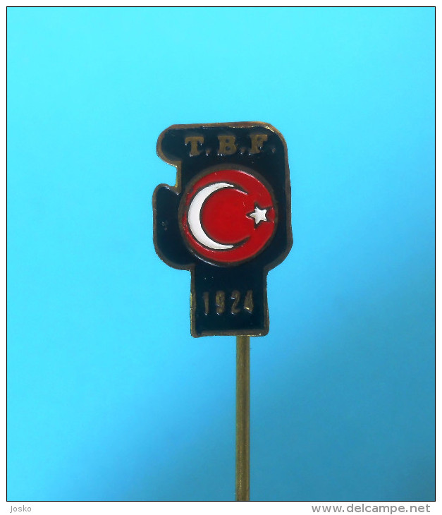 TURKEY BOXING FEDERATION - Very Old Pin Badge Boxing Boxe Boxeo Boxen Pugilato Boksen Distintivo Anstecknadel TURKIYE - Boxing