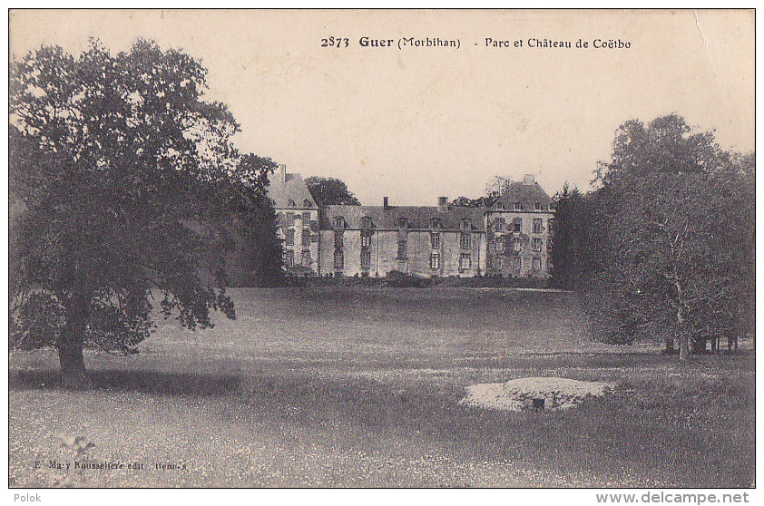 Az - Cpa Guer - Parc Et Château De Coëtbo - Guer Coetquidan