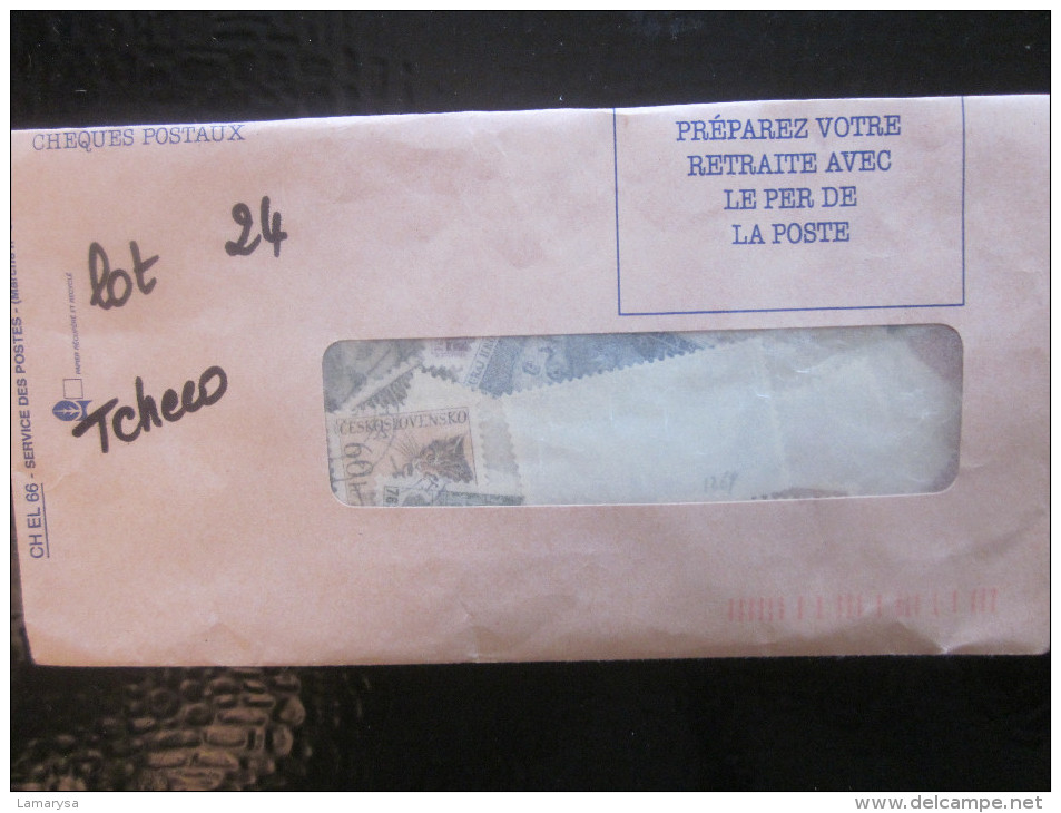 TCHECOSLOVAQUIE SLOV VRAC DE TIMBRES POSTE DE COLLECTION Non Comptés Non Cotés.Majorité Oblitérés Propres Lavés N° Verso - Mezclas (max 999 Sellos)