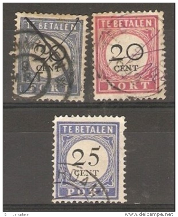 Netherlands - 1881+ Postage Dues Group Used - Strafportzegels
