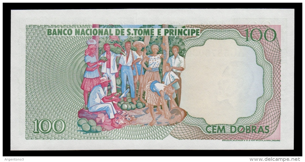 Saint Thomas And Prince (São Tomé And Príncipe) 100 Dobras 1982 P.57 UNC - Sao Tomé Et Principe