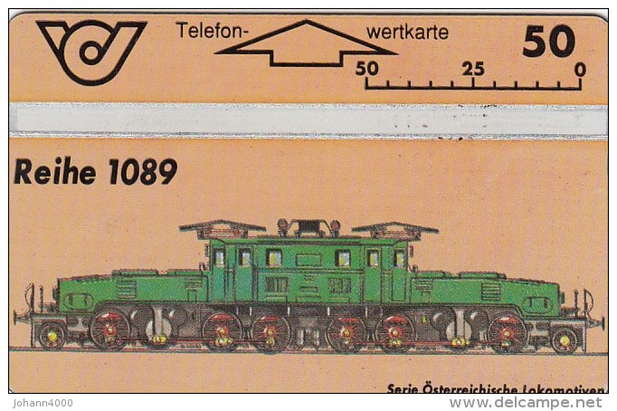 Telefonkarte Österreich Lokomotive- E-LOK Reihe 1089  ANK 88/400A - Oesterreich