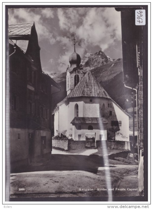 GRÖSSE 10x15 - BRIGELS - KIRCHE - TB - Breil/Brigels