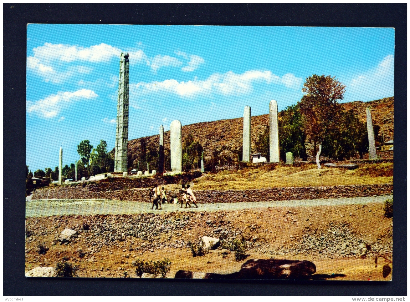 ETHIOPIA  -  Axum  Standing Stelae  Unused Postcard - Ethiopia