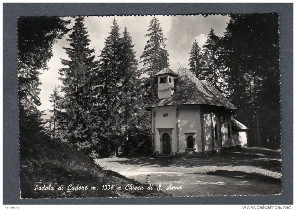 PADOLA DI CADORE CHIESA DI S. ANNA FG NV SEE 2 SCANS - Altri & Non Classificati