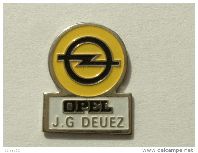 PIN´S OPEL -  J.G DEUEZ - Opel