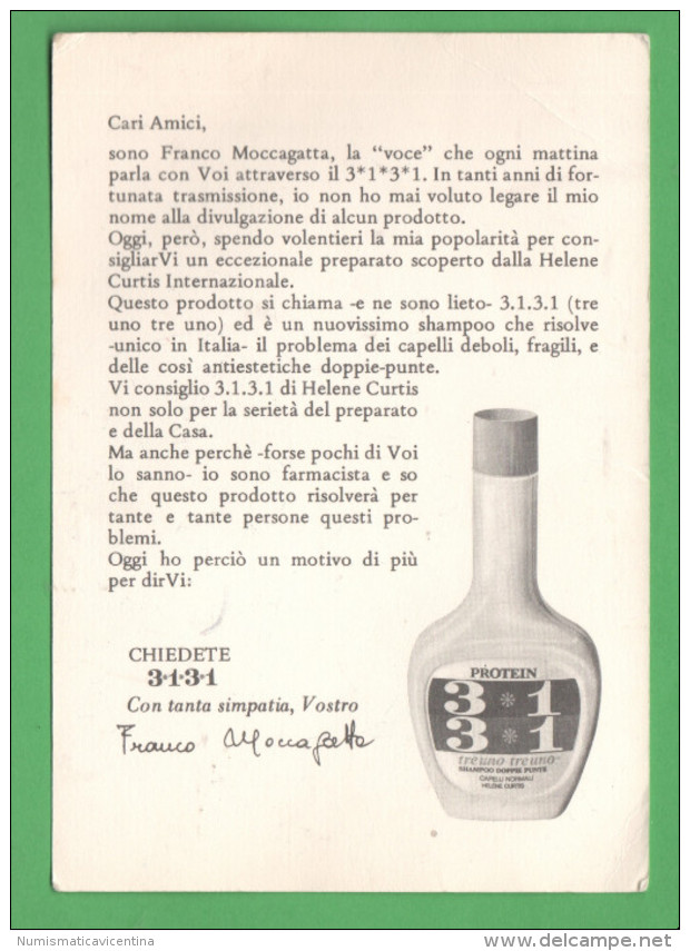 Radio TV 31 31  Franco Moccagatta ..trasmissioni Radio Programmi Anni 70 - Altri & Non Classificati