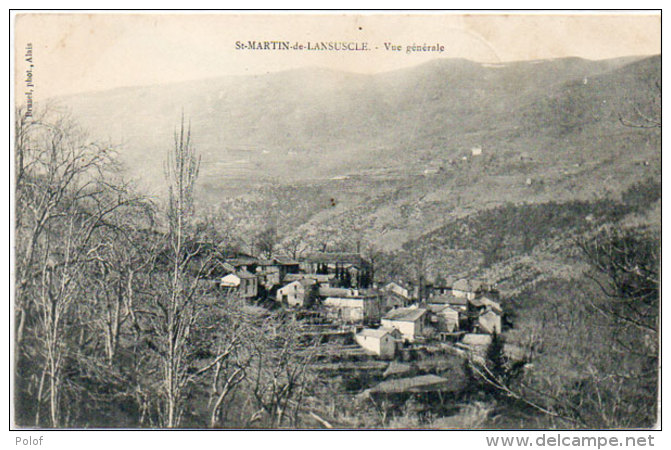 SAINT MARTIN DE LANSUSCLE - Vue Générale    (86384) - Andere & Zonder Classificatie