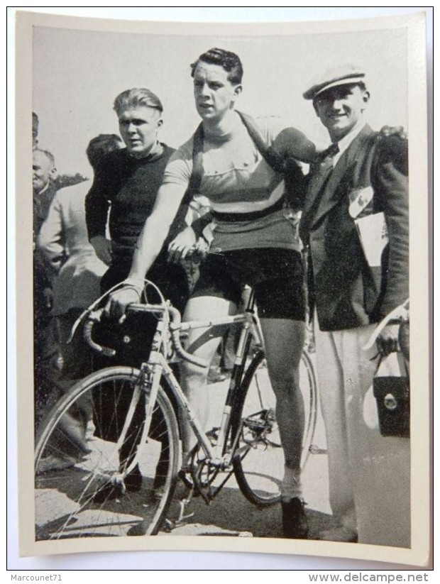 VIGNETTE JEUX OLYMPIQUES J.O BERLIN OLYMPIA 1936 PET CREMER DUSSELDORF BILD 61 CYCLISME ROBERT CHARPENTIER - Trading Cards