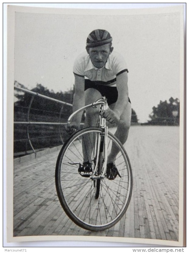 VIGNETTE JEUX OLYMPIQUES J.O BERLIN OLYMPIA 1936 PET CREMER DUSSELDORF BILD 62 CYCLING TONY MERKENS - Trading Cards