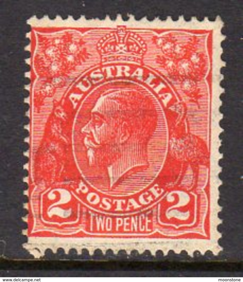 Australia 1931-6 2d Red George V Head, Wmk. Crown C Of A, Used (SG 127) - Oblitérés