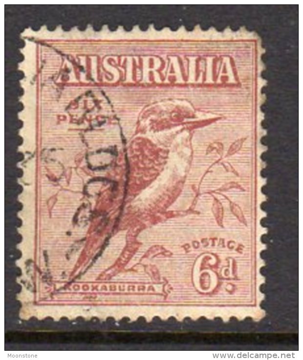 Australia 1932 6d Kookaburra, Used (SG 146) - Usados