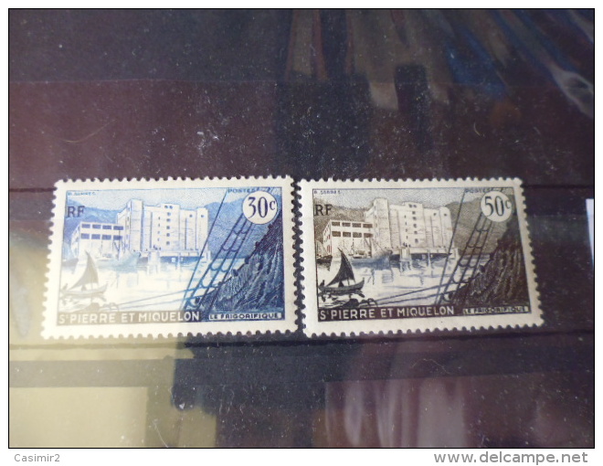 SAINT PIERRE ET MIQUELON REFERENCE YVERT N°348.349* - Unused Stamps