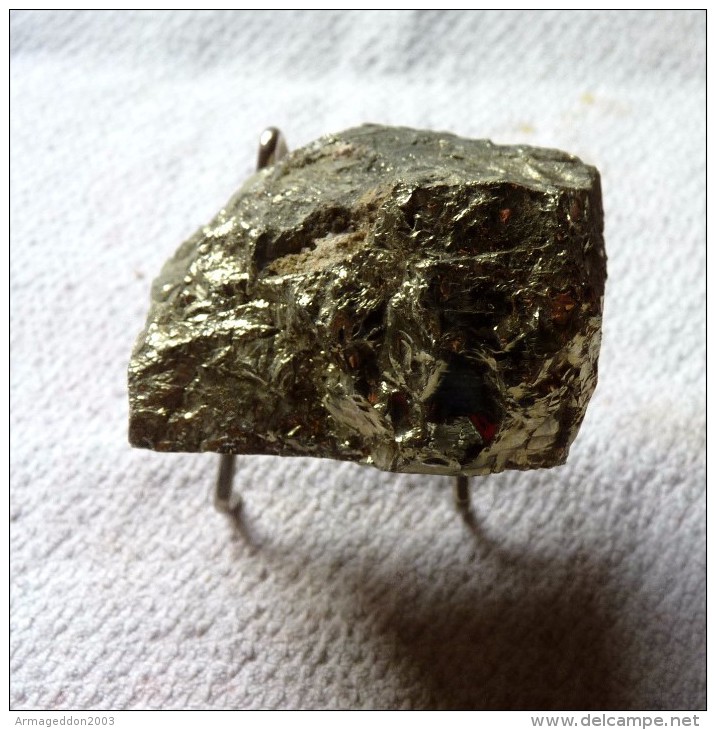 BELLE PYRITE MEXIQUE 5.5 X 4 X 4 Cm 358 Grammes : TBE - Meteorites