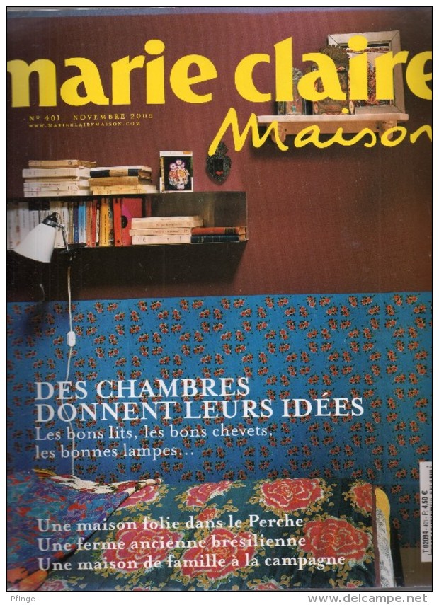 Marie-Claire Maison N°401, Novembre 2005 - Maison & Décoration