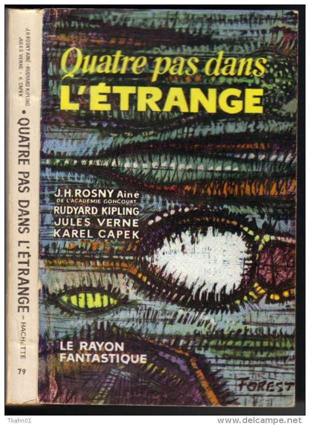 LE RAYON FANTASTIQUE N° 79 " QUATRE PAS DANS L'ETRANGE " AINE-ROSNY DE 1961 - Le Rayon Fantastique