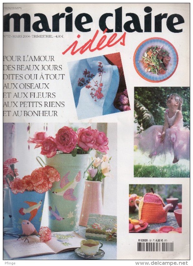 Marie-Claire Idées N°52, Mars 2004 - Maison & Décoration