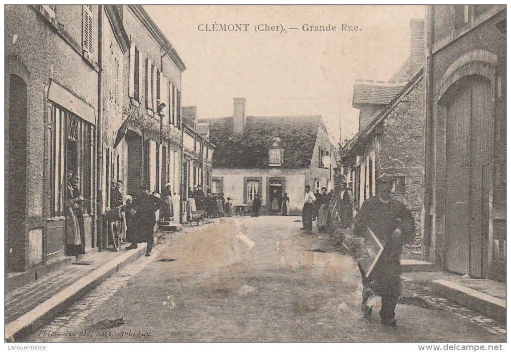 18 - CLEMONT - Grande Rue - Clémont