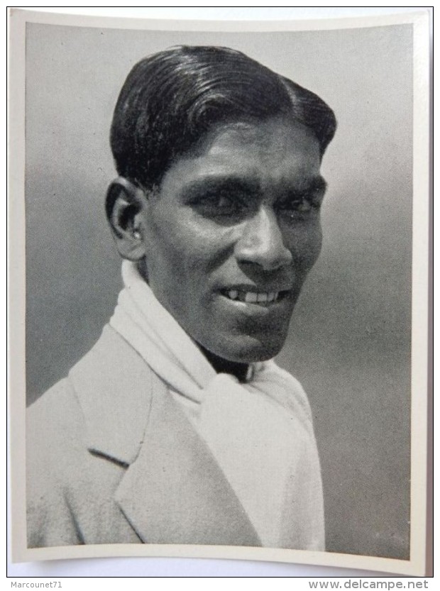 VIGNETTE JEUX OLYMPIQUES J.O BERLIN OLYMPIA 1936 PET CREMER DUSSELDORF BILD 77 INDIEN DHYAN CHAND - Trading Cards