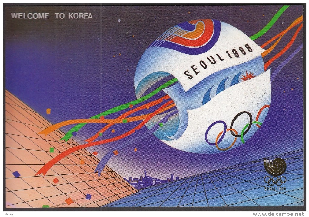 Korea Seoul 1988, Olympic Games Seoul 1988 / Friendship Post Card - Sommer 1988: Seoul