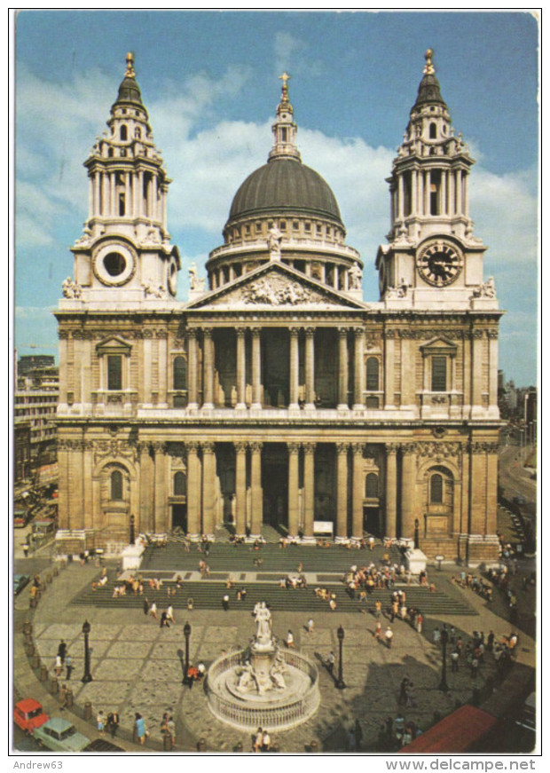 GB - Regno Unito - GREAT BRITAIN - UK - 1988 - 18p - St. Paul's Cathedral - Viaggiata Da London Per Forlì, Italy - St. Paul's Cathedral