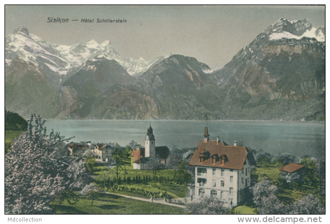 CH SISIKON / Hôtel Schillerstein / CARTE COULEUR - Sisikon