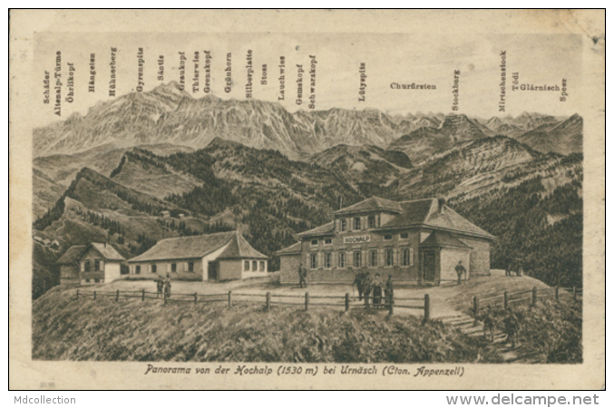 CH URNASCH / Panorama Von Der Hochalp Bei Urnäsch / - Urnäsch