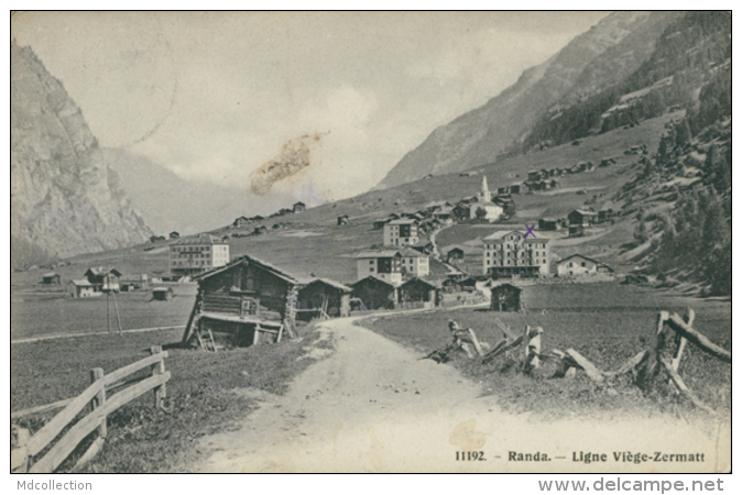 CH RANDA / Ligne Viège-Zermatt / - Randa