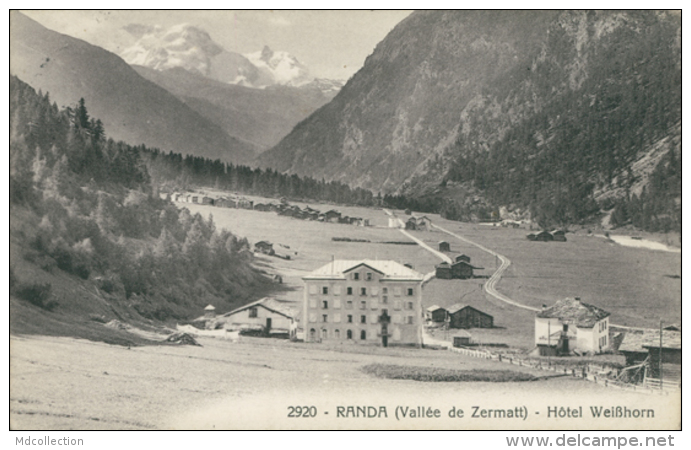 CH RANDA / Vallée De Zermatt, Hôtel Weisshorn / - Randa