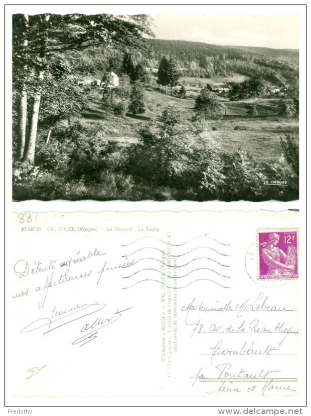 88 VOSGES LE VAL D´AJOL HERIVAL  LE GIRMONT LE BEUNY - Other & Unclassified