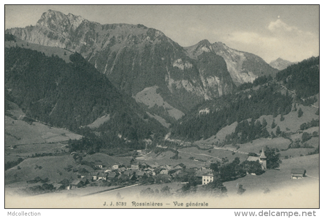 CH ROSSINIERE / Vue Générale / - Rossinière