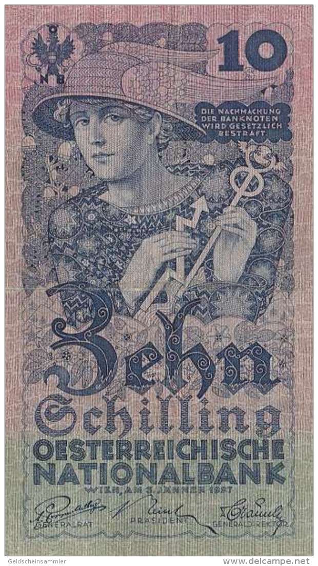 Österreich - 10 Schilling - 1927 - Austria