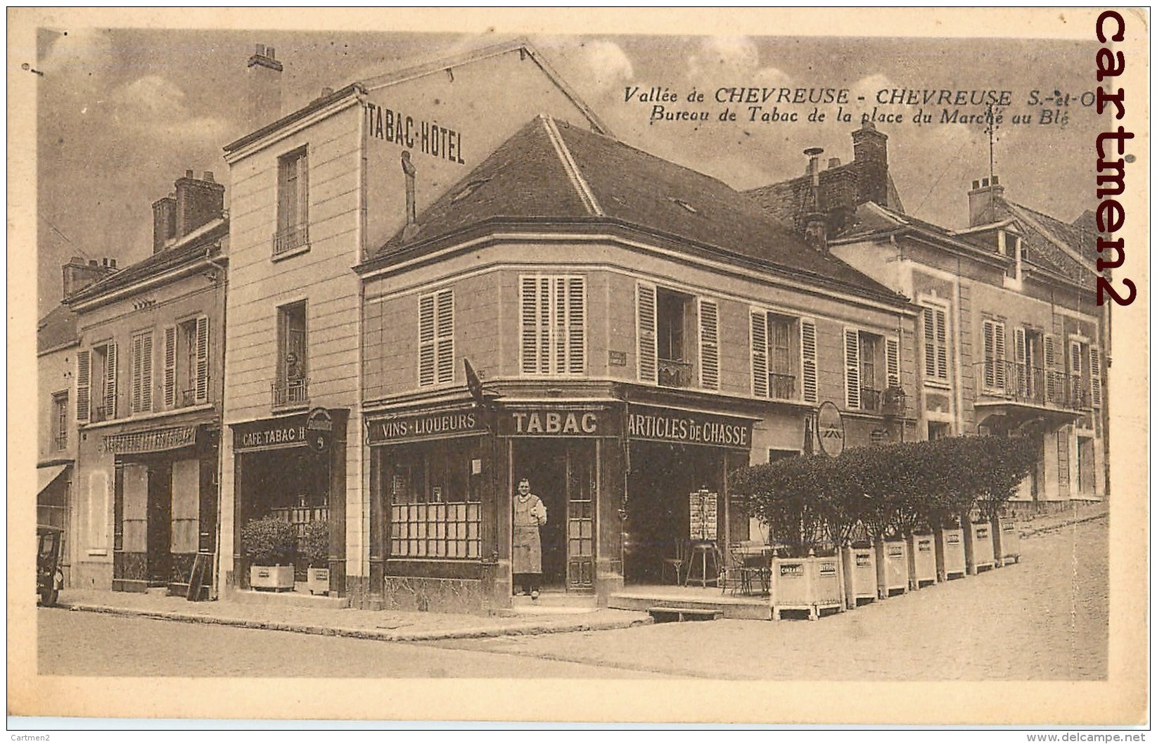 CHEVREUSE BUREAU DE TABAC DE LA PLACE DU MARCHE AU BLE 78 YVELINES - Chevreuse