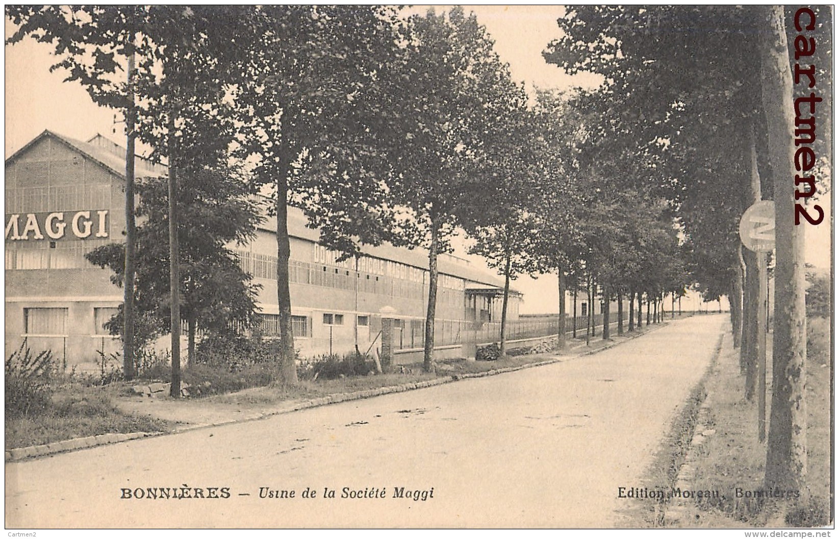 BONNIERES-SUR-SEINE USINE DE LA SOCIETE MAGGI USINE 78 YVELINES - Bonnieres Sur Seine