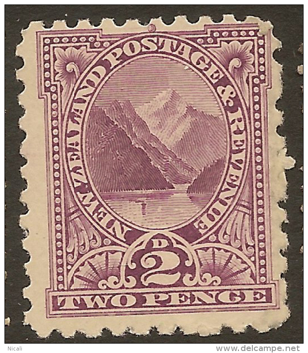 NZ 1898 2d Pembroke SG 276b UNHM #TY153 - Neufs