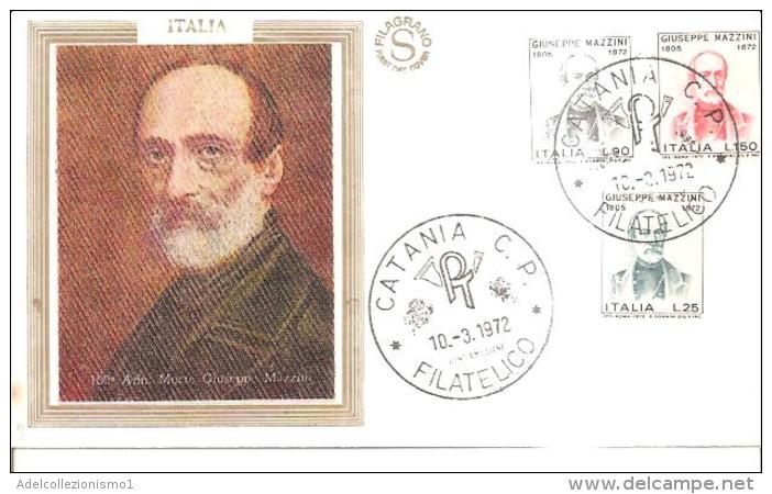 81505) Fdc - Centenario Della Morte Di Giuseppe Mazzini - 10 Marzo 1972 - FDC