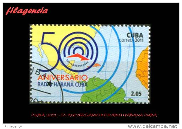 USADOS. CUBA. 2011-12 50 ANIVERSARIO DE RADIO HABANA CUBA - Used Stamps