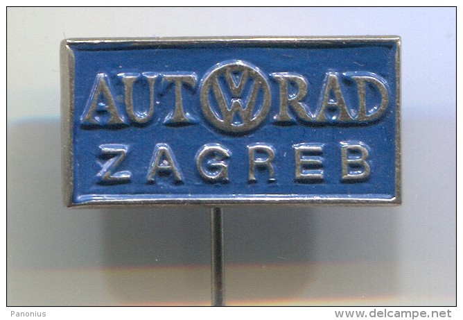 VW Volkswagen - Car Auto Automotive, Vintage Pin  Badge - Volkswagen
