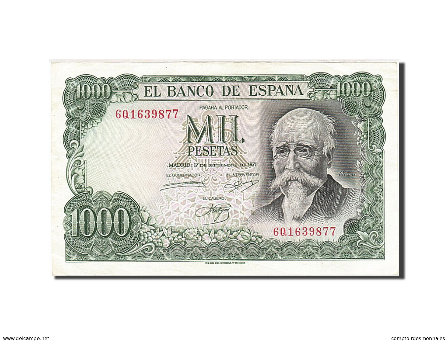 Billet, Espagne, 1000 Pesetas, 1974, 1971-09-17, KM:154, SUP - 1000 Pesetas