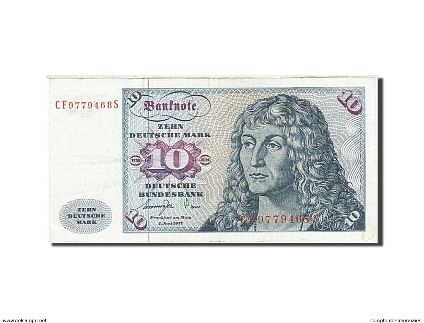 Billet, République Fédérale Allemande, 10 Deutsche Mark, 1970-1980 - 10 Deutsche Mark