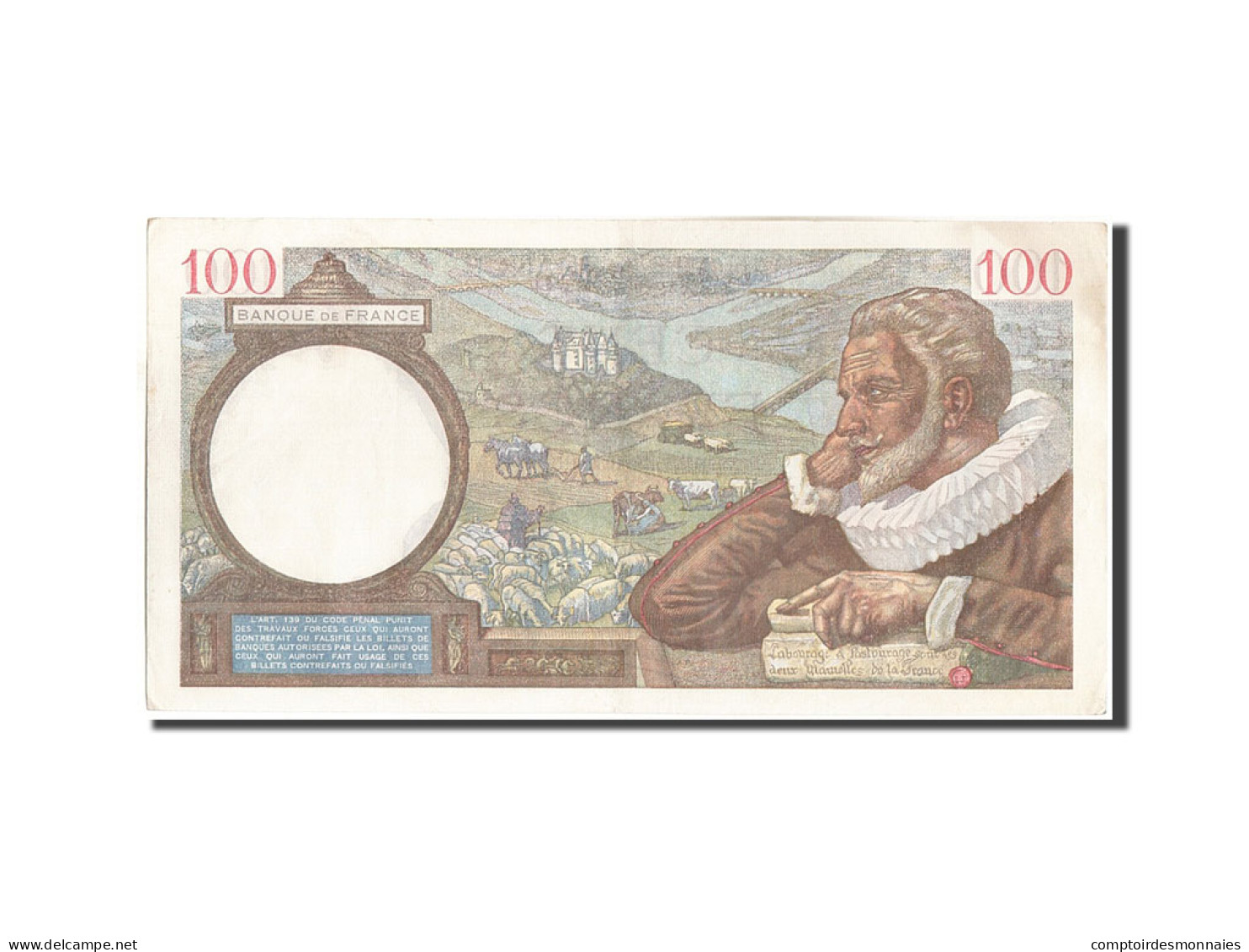 Billet, France, 100 Francs, 100 F 1939-1942 ''Sully'', 1939, 1939-12-07, TTB+ - 100 F 1939-1942 ''Sully''