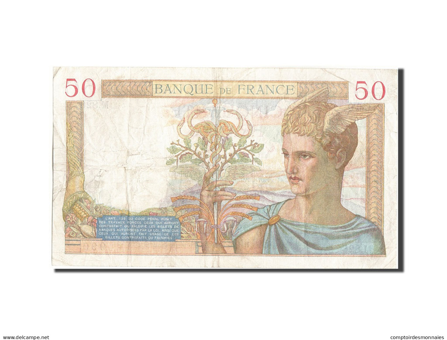 Billet, France, 50 Francs, 50 F 1934-1940 ''Cérès'', 1935, 1935-02-28, TB+ - 50 F 1934-1940 ''Cérès''