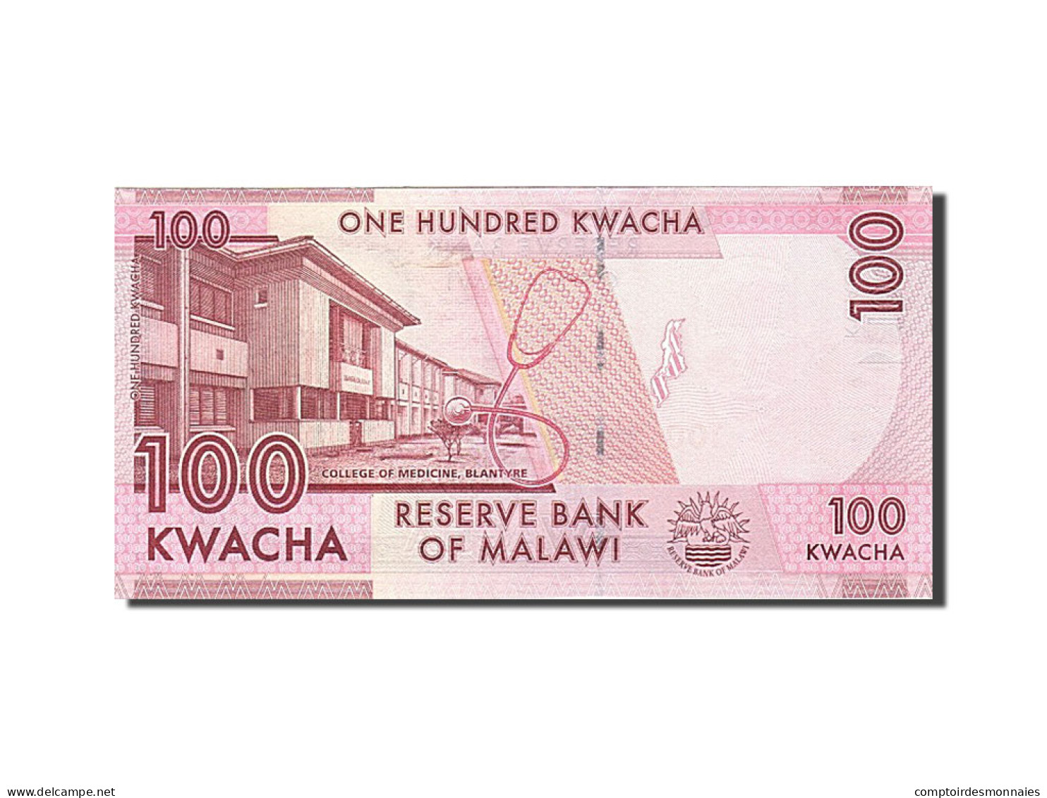 Billet, Malawi, 100 Kwacha, 2012, 2012-01-01, KM:59, NEUF - Malawi