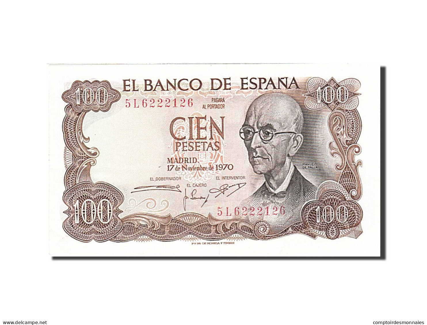 Billet, Espagne, 100 Pesetas, 1970-1971, 1970-11-17, KM:152a, SUP+ - 100 Pesetas