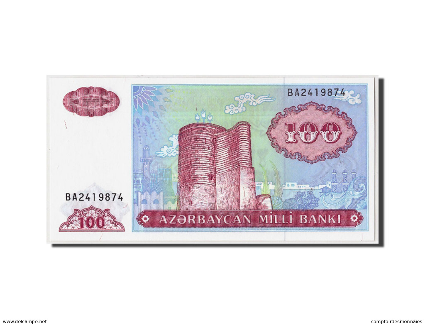 Billet, Azerbaïdjan, 100 Manat, Undated (1993), KM:18b, NEUF - Azerbaïdjan