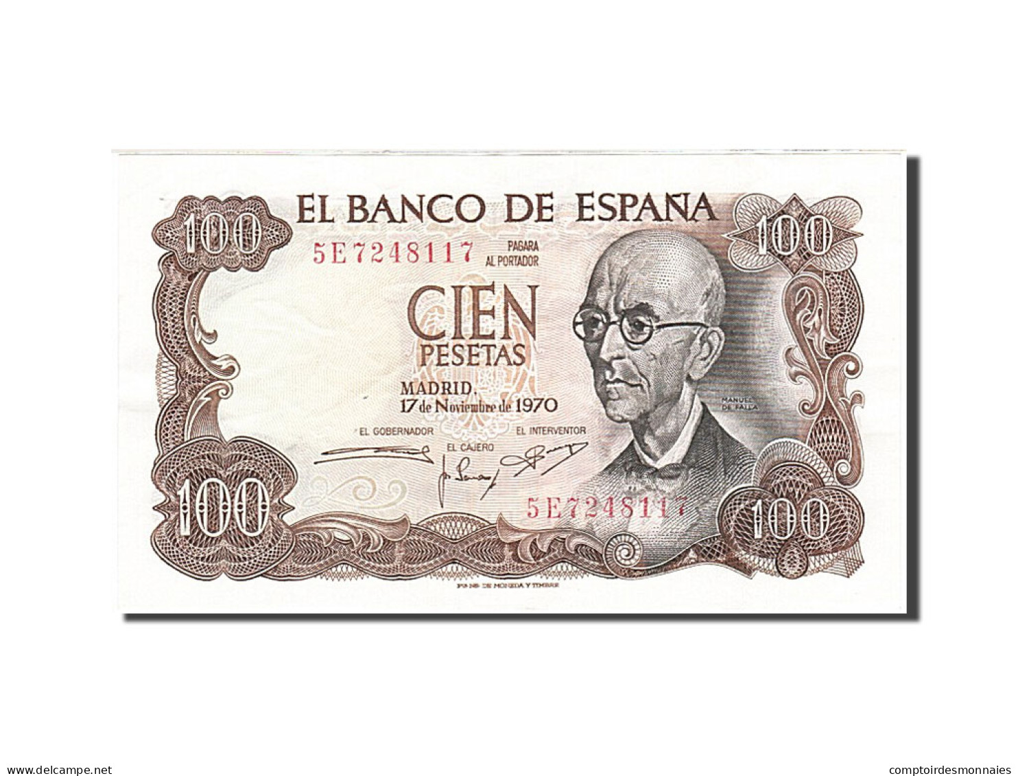 Billet, Espagne, 100 Pesetas, 1970-1971, 1970-11-17, KM:152a, TTB+ - 100 Pesetas