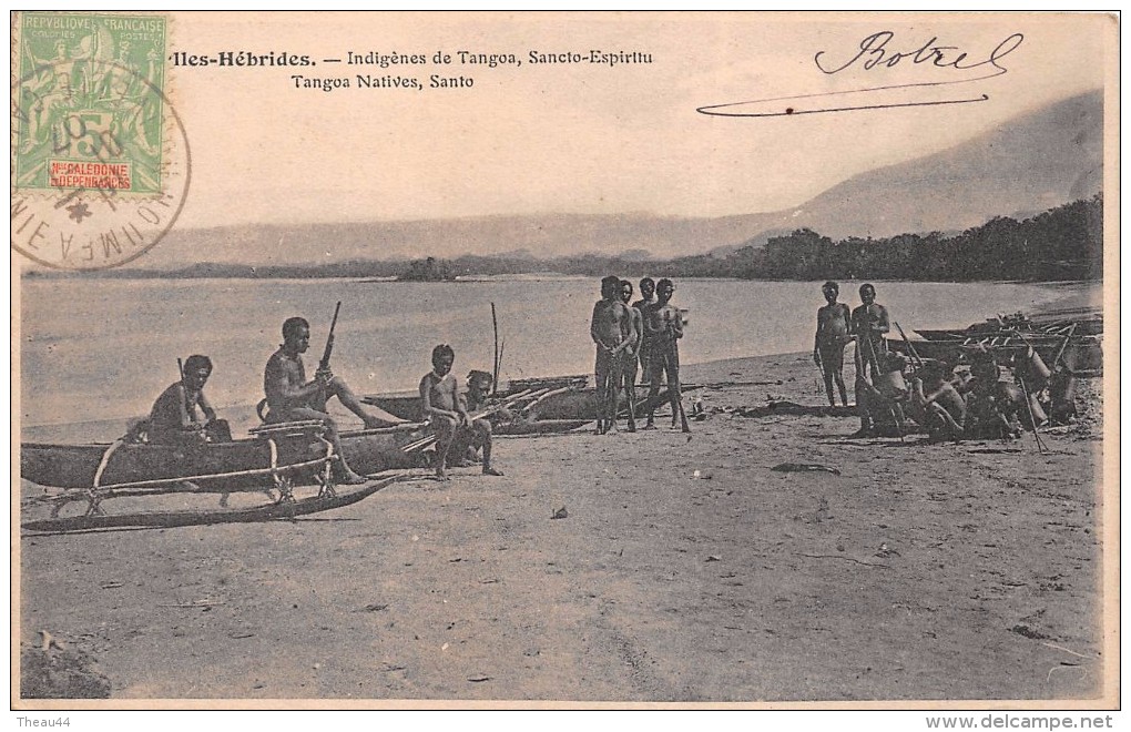 ¤¤   -   NOUVELLES-HEBRIDES  -  Indigènes De TANGOA  -  Sancto-Espiritu    -  ¤¤ - Vanuatu